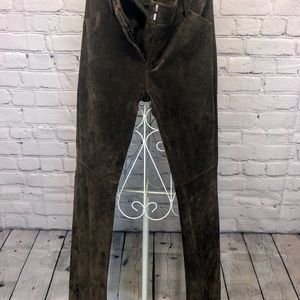 Moda international 100% leather pants